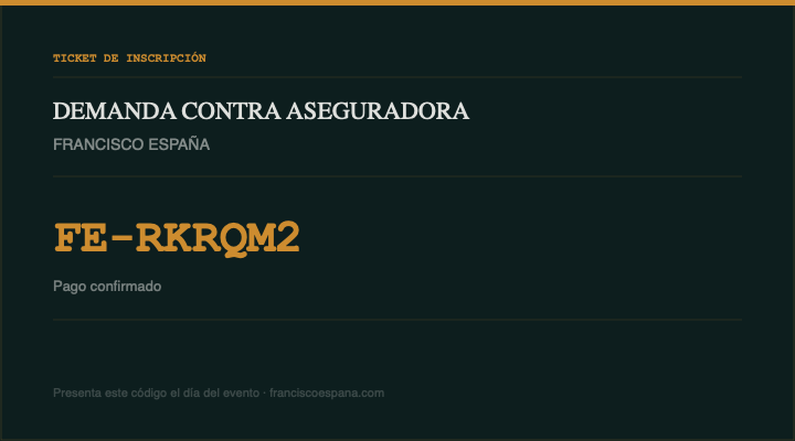 EVENTO DEL TIKET